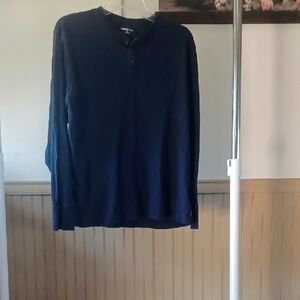 Lands' End Blue Long Sleeve Tee